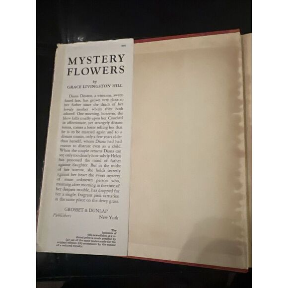 Mystery Flowers Vintage Grace Livingston Hill Wholesome Romance Novel 1936 - Picture 2 of 6